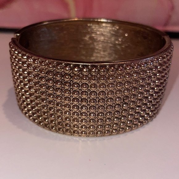 Vintage turquoise and gold clasp bracelet - Picture 3 of 5